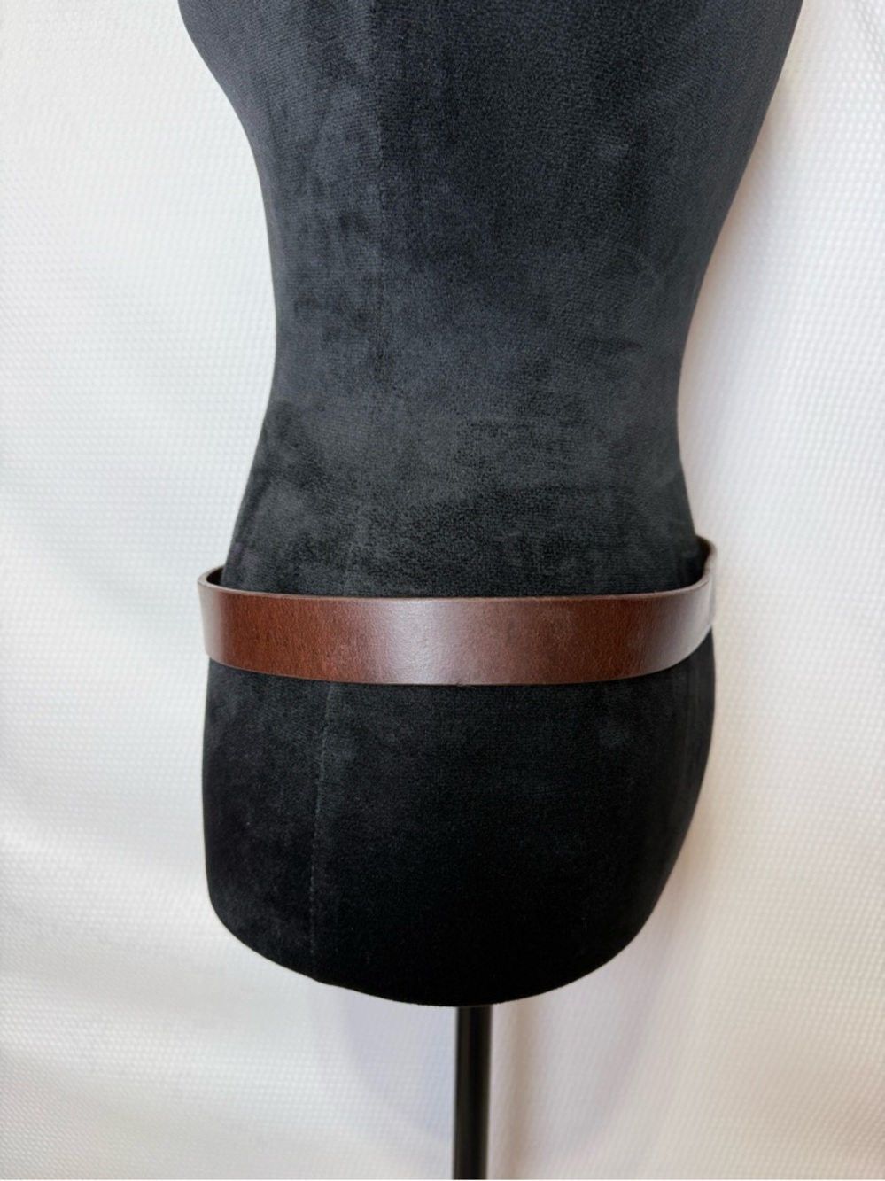 AMIEE LYNN Genuine Leather Belt Brown Brass Buckle Women’s Large Made In India - Picture 2 of 12